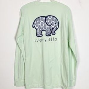 Ivory Ella Hamsa Hand Print Long Sleeve